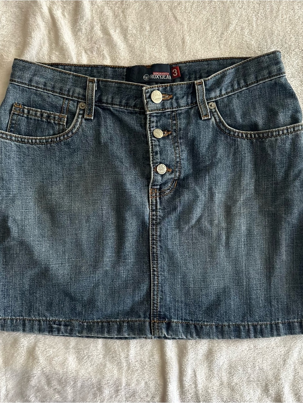 Vintage Y2K Roxy Denim Skirt